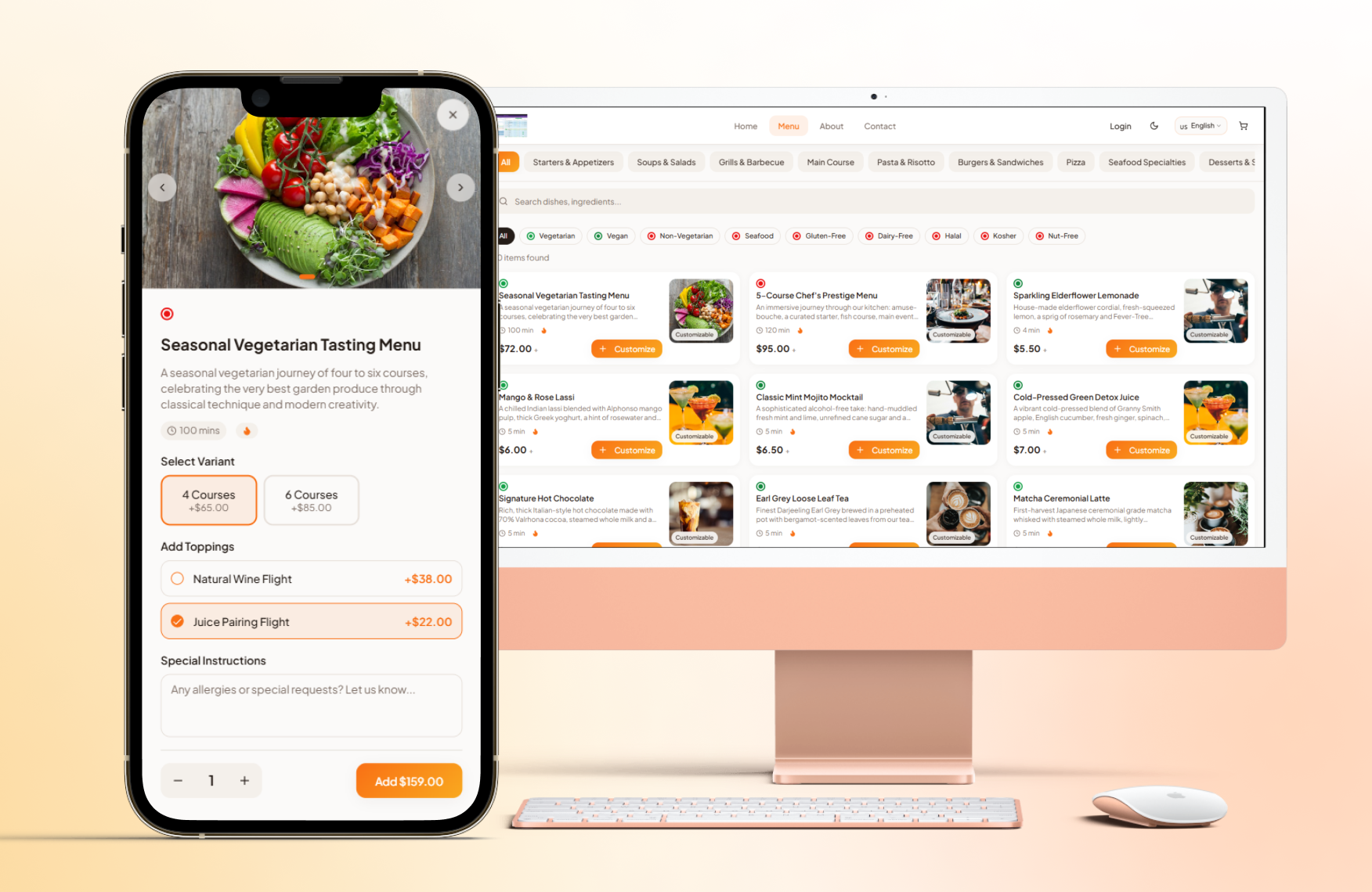 Responsive Customer Website
